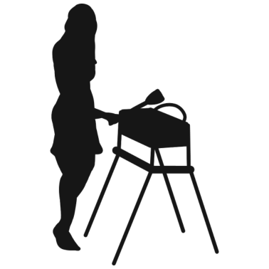 Motiv Grillen Hobbyköchin Geschenk Köchin Grill Frau