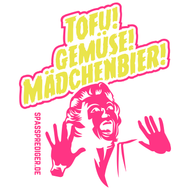 Motiv Grill T Shirt Design Tofu, Gemüse, Mädchenbier