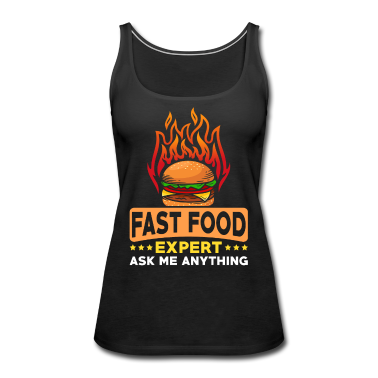 Grillen Tank Top - Fast Food Spruch lustig