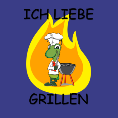 Motiv Ich liebe Grillen - Grille am Grill