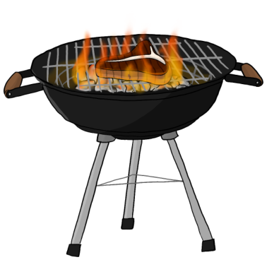 Motiv Grill mit Steak Grillen