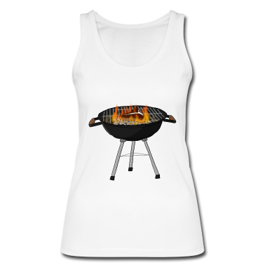 Grillen Tank Top - Grill mit Steak Grillen