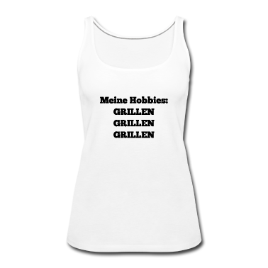 Grillen Tank Top - Hobbies:Grillen Grillen Grillen schwarz