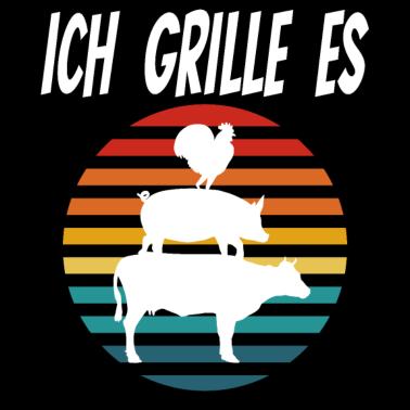 Motiv Grillen Grill Ich grille es