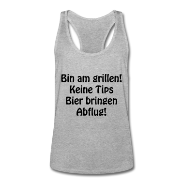 Grillen Tank Top - bin am grillen