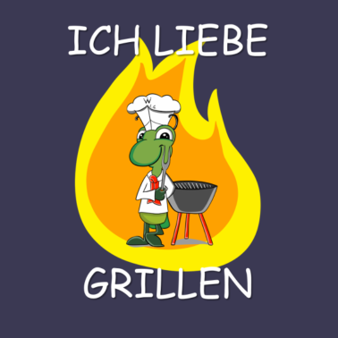 Motiv Ich liebe Grillen - Grille am Grill