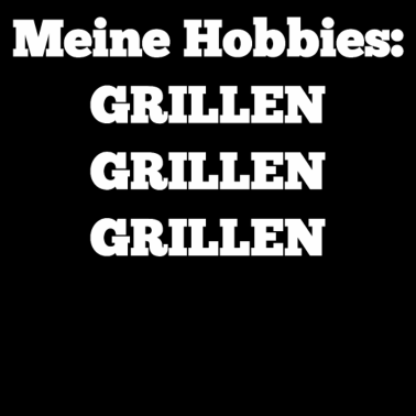 Motiv Hobbies:Grillen Grillen Grillen in weiss