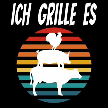 Motiv Grillen Grill Ich grille es