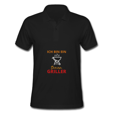 Grillen Poloshirt - Ich bin ein Serien Griller Grill grillen Frühling