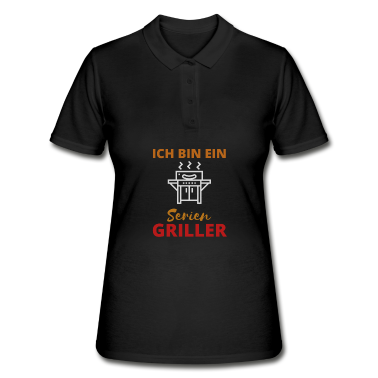 Grillen Poloshirt - Ich bin ein Serien Griller Grill grillen Frühling