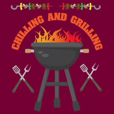 Motiv Grillen - Chillen und Grillen