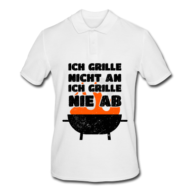 Grillen Poloshirt - Grillen Ich Grille Nicht An Ich Grille Nie Ab