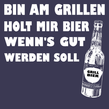 Motiv Bin am Grillen