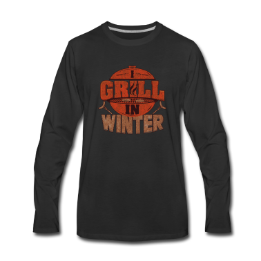 Grillen Langarmshirt - Ich grille im Winter