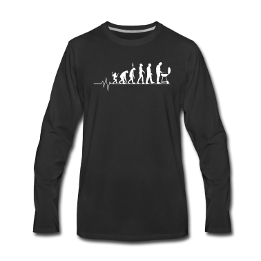 Grillen Langarmshirt - Evolution Grillen