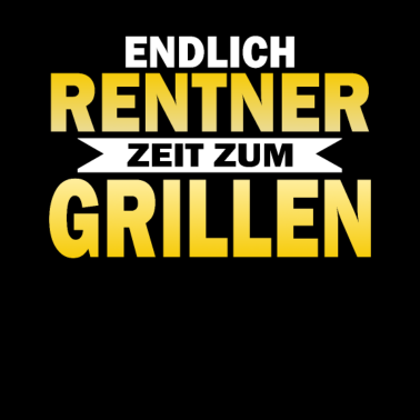 Motiv Endlich Rentner Grillen Rente Ruhestand Geschenk