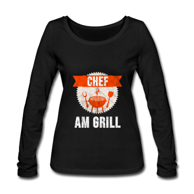 Grillen Langarmshirt - Grill T-Shirt Steak Griller Grillmeister Geschenk