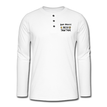 Grillen Langarmshirt - Alcohol, beer, gin, wine
