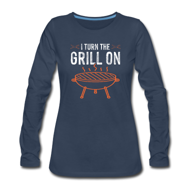 Grillen Langarmshirt - grill grillen