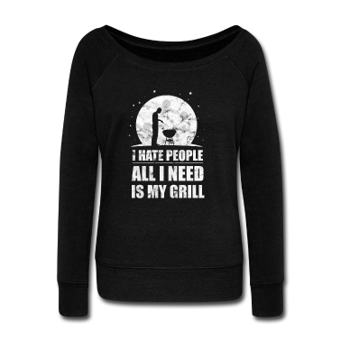 Grillen Langarmshirt - Grill Grillen