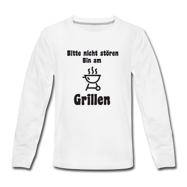 Grillen Langarmshirt - Grill Grillen