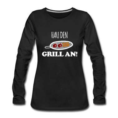 Grillen Langarmshirt - Grill Grillen