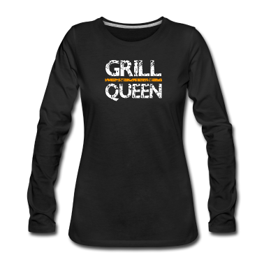 Grillen Langarmshirt - Grill Queen grillen