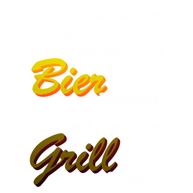 Motiv Bier Grill Griller Grillen