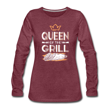 Grillen Langarmshirt - Grill grillen queen