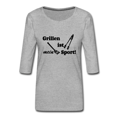 Grillen Langarmshirt - Grillen mein Sport Grill ...