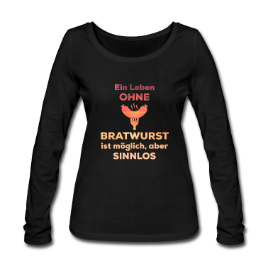 Grillen Langarmshirt - Grillspruch Bratwurst Grill Grillen grill
