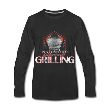 Grillen Langarmshirt - Grill Grillen BBQ