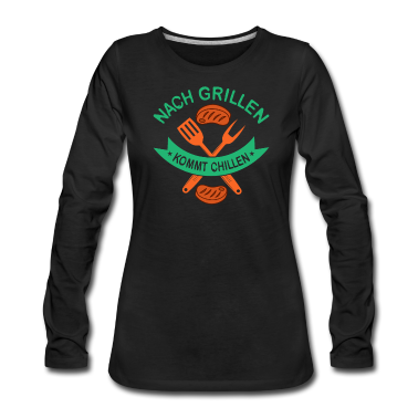 Grillen Langarmshirt - grillen
