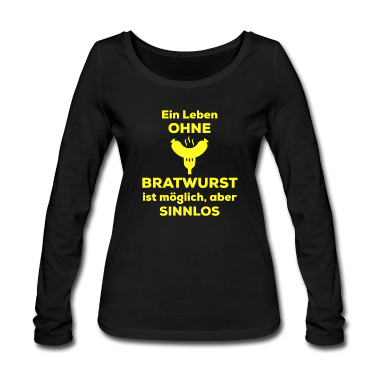Grillen Langarmshirt - Grillspruch Bratwurst Grill Grillen grill