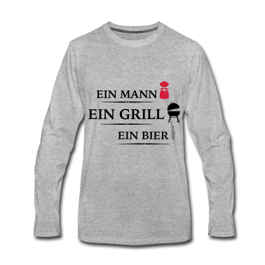 Grillen Langarmshirt - Grill