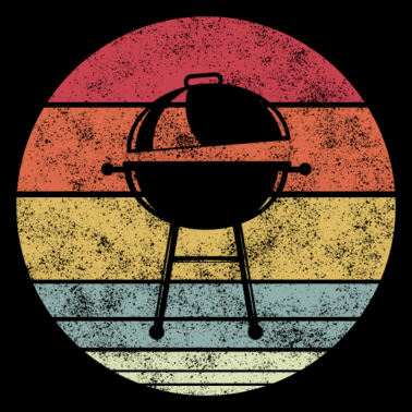 Motiv Grill Retro Vintage Geschenk Grillen Grillmeister