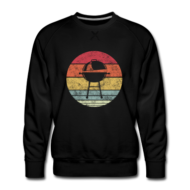 Grillen Pullover - Grill Retro Vintage Geschenk Grillen Grillmeister