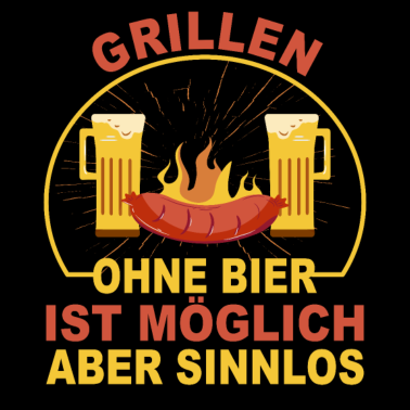 Motiv Grill Grillen Bierliebhaber Grillmeister Geschenk