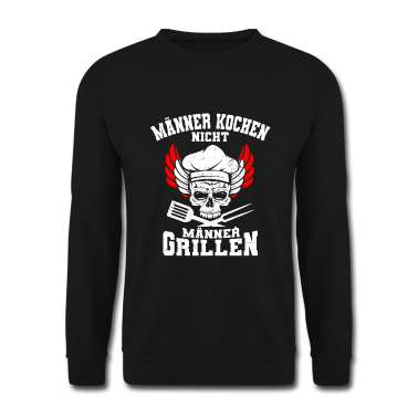 Grillen Pullover - Männer Grillen Grill Spruch