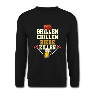 Grillen Pullover - Grillen Bier