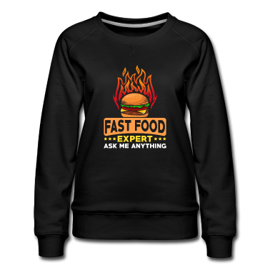 Grillen Pullover - Fast Food Spruch lustig