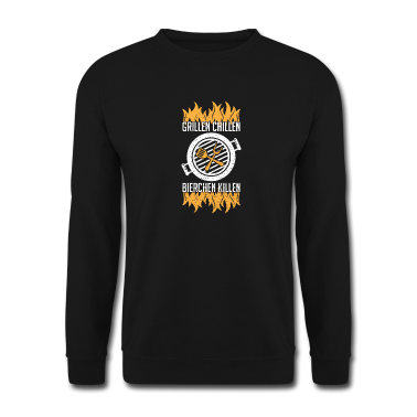 Grillen Pullover - Grillen chillen, bierchen killen