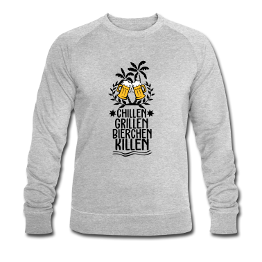 Grillen Pullover - Chillen Grillen Bierchen Killen / Party Design