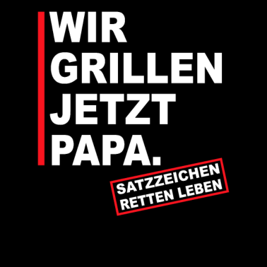 Motiv Satzzeichen retten Leben