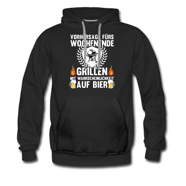 Grillen Hoodie - Grillen und Bier - Mein Wochenende