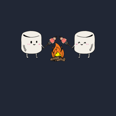 Motiv Marshmallow grillen Menschen Lustiges Geschenk