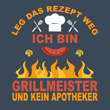 Motiv Grillen Grill Ich bin Grillmeister Geschenk
