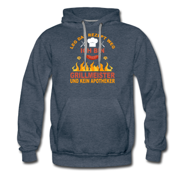 Grillen Hoodie - Grillen Grill Ich bin Grillmeister Geschenk