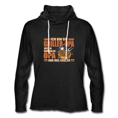 Grillen Hoodie - Griller Opa Wie Ein Normaler Opa Cooler Griller