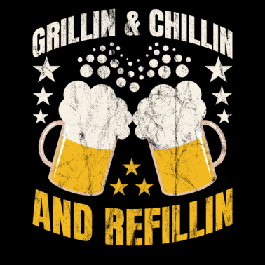 Motiv Grillen Bier Biergriller Grill Geschenk